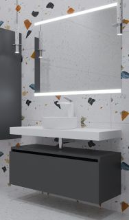 Столешница Armadi Art Flat 100см белый 869-100